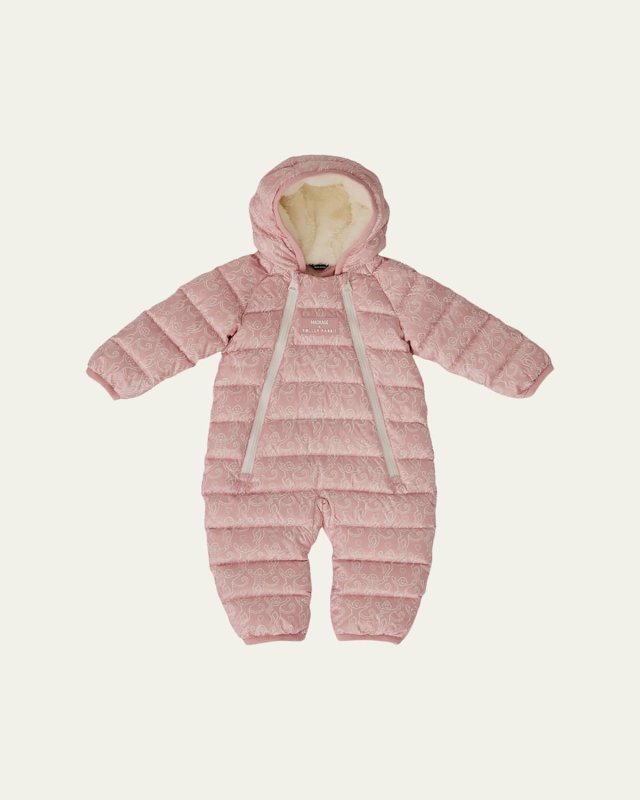 x Roller Rabbit Kid's Bambi Channel Quilt Down Snowsuit, Size 6M-24